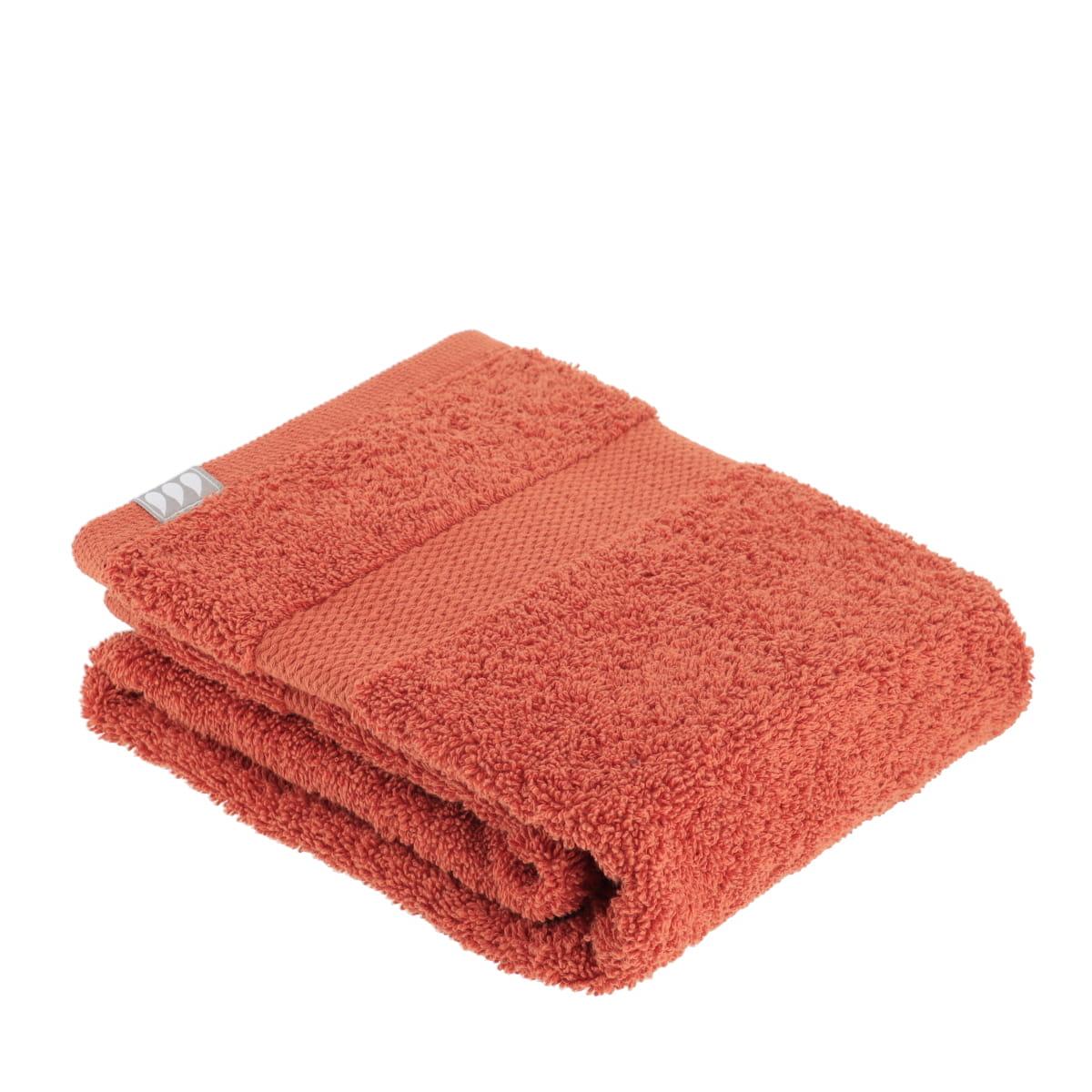SERVIETTE TOILETTE 50X90CM COTON TERRACOTTA