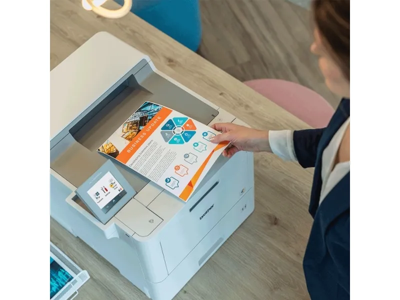 Brother HL-L9470CDN - Printer - farve - Duplex - laser - A4 - 2400 x 600 dpi - op til 40 spm (mono) / op til 40 spm (farve) - kapacitet: 620 ark - USB 2.0, Gigabit LAN, USB vært, NFC