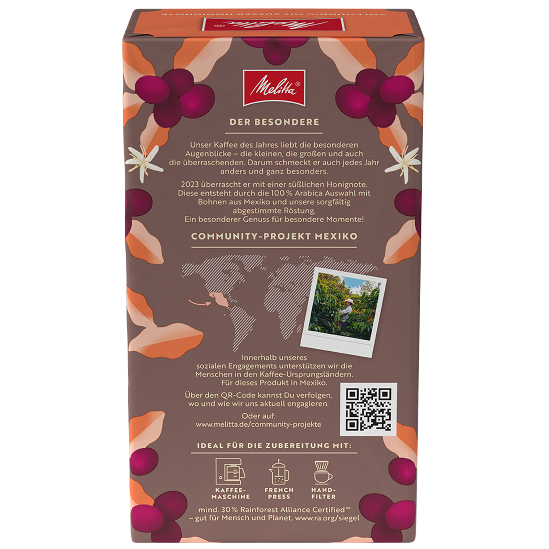 Melitta® BellaCrema® Selection des Jahres 2024|Kaffeebohnen 1000g