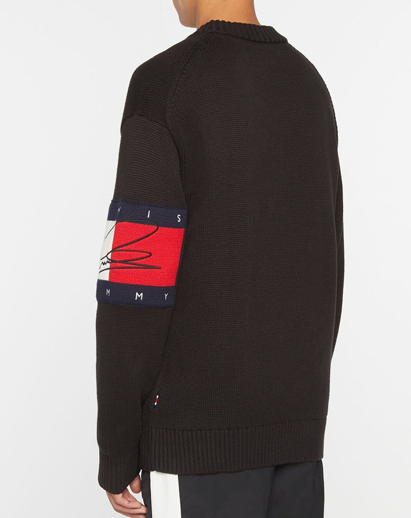 Tommy Hilfiger Pull Signature Flag TH x Lewis Hamilton noir