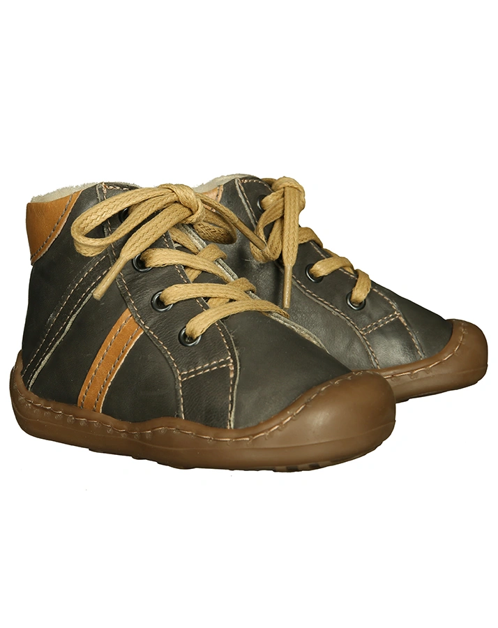 Lauflernschuhe MIKA gefüttert in grau