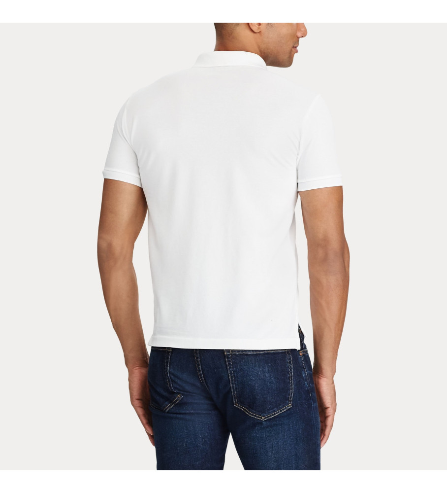 Polo Ralph Lauren Slim Fit Stretch Piqué, Branco