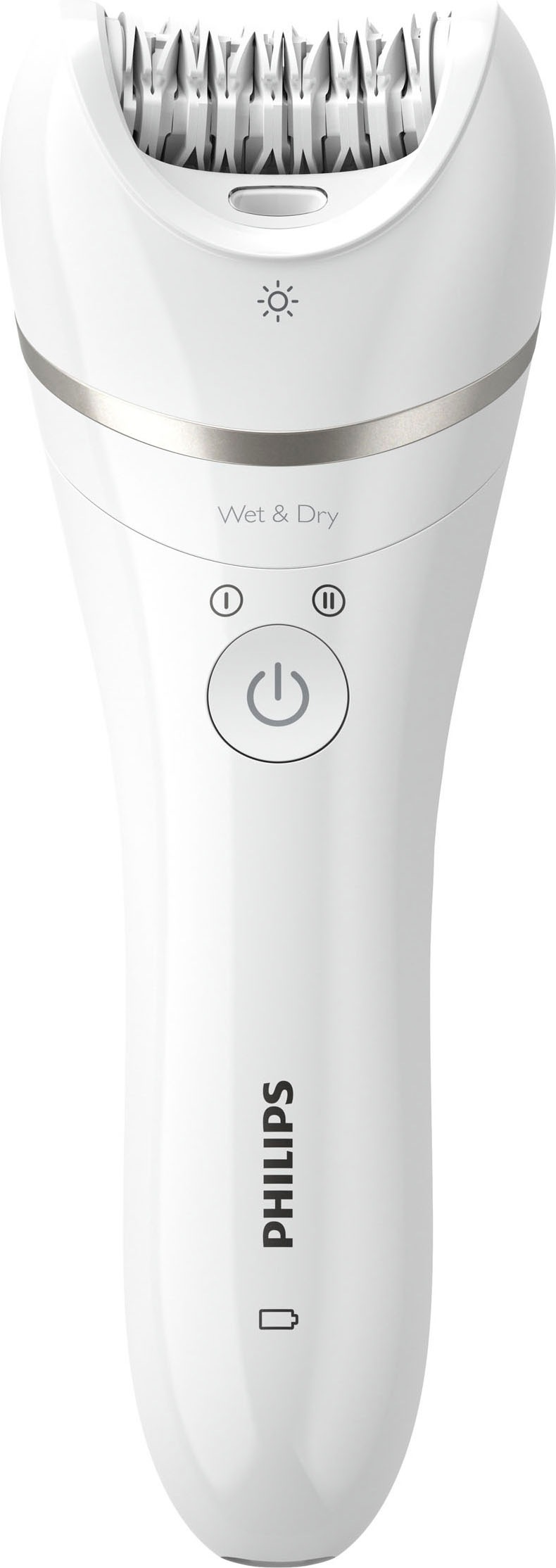 Philips Epilierer »Beauty Set Series 9000 BRE770/92« 5 Stk. Aufsätze inkl. Gesichtshaarentferner und Tasche, Nass-und Trockenfunktion