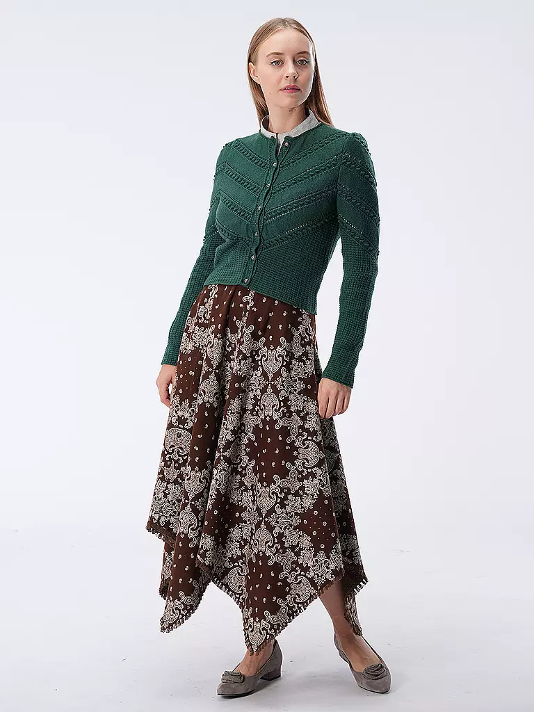 GOTTSEIDANK Trachten Strickjacke OPHELIA grün