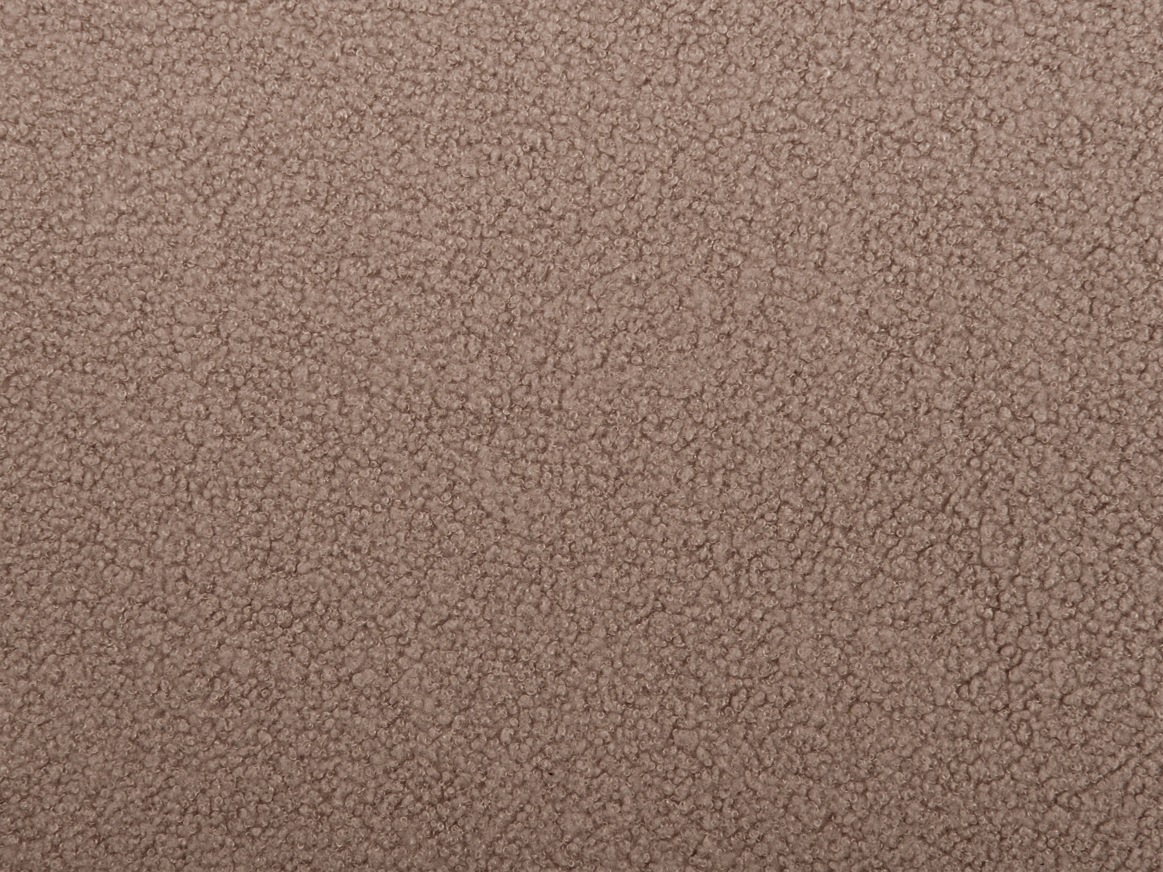 Bed Bouclé MELLE 180 x 200 cm Bruin
