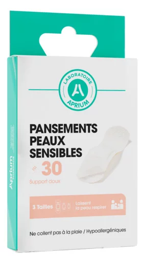 Pansements Peaux Sensibles - 30 Pansements