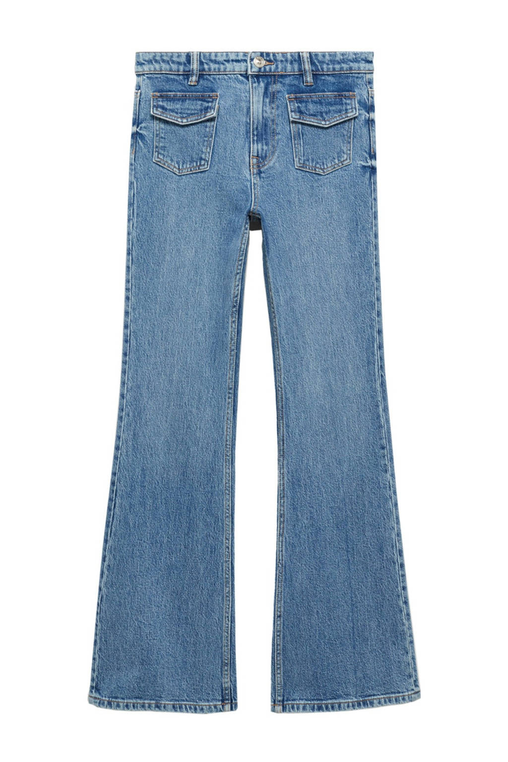 MANGO TEEN flared jeans medium blue