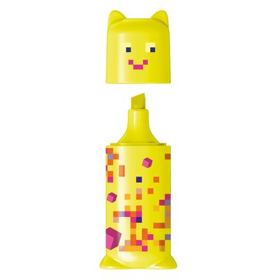 Maped Pixel Party - Pochette de 4 surligneurs de poche