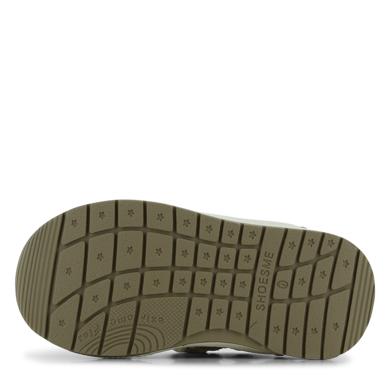 Shoesme beige-grijze sneaker Leer, Microleer | Jongens schoenen