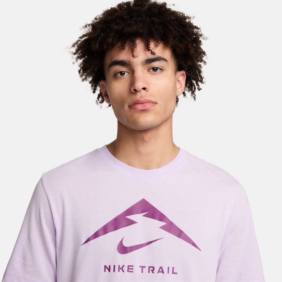 Nike T-shirt Running Dri-FIT Run Trail - Violet
