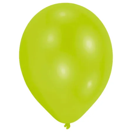 amscan Latexballons Limetten-grün, 25 Stück