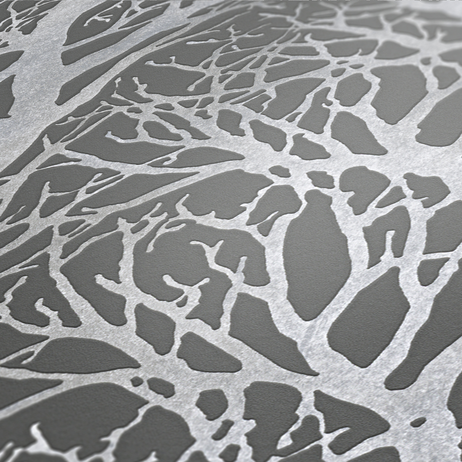 Vliestapete LIFE 3 - grau-metallic - 10 Meter