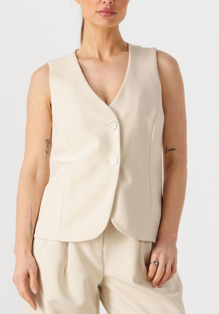 ecru co'couture gilet volacc curve vest