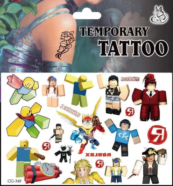 Roblox Tatoveringer - 4 ark - Barnetatoveringer