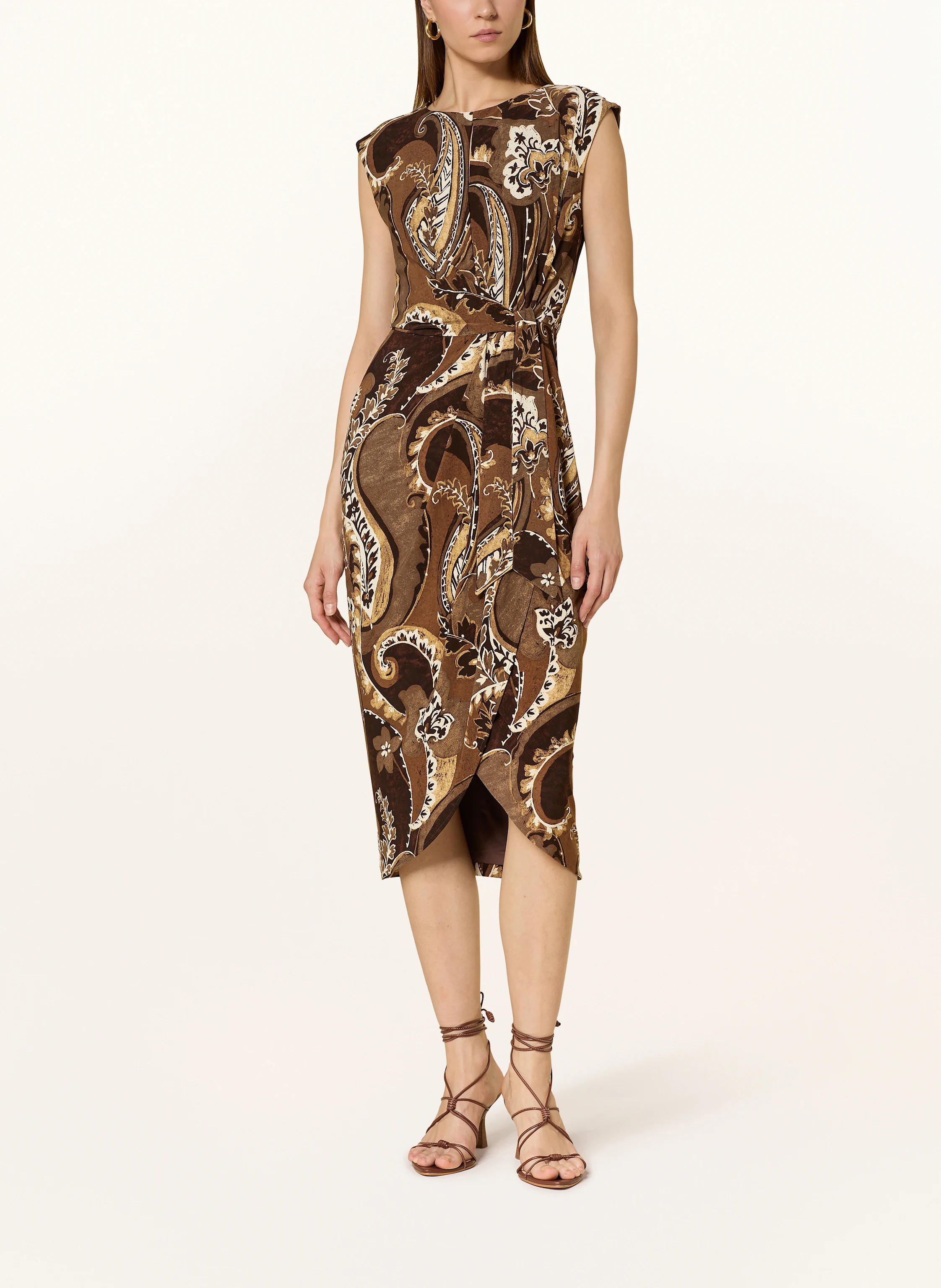 LAUREN RALPH LAUREN Jerseykleid in Wickeloptik
