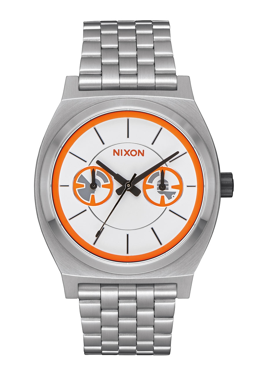 Unser Angebot des Tages: Nixon Star Wars The Time Teller Deluxe SW BB-8 Silver / Orange