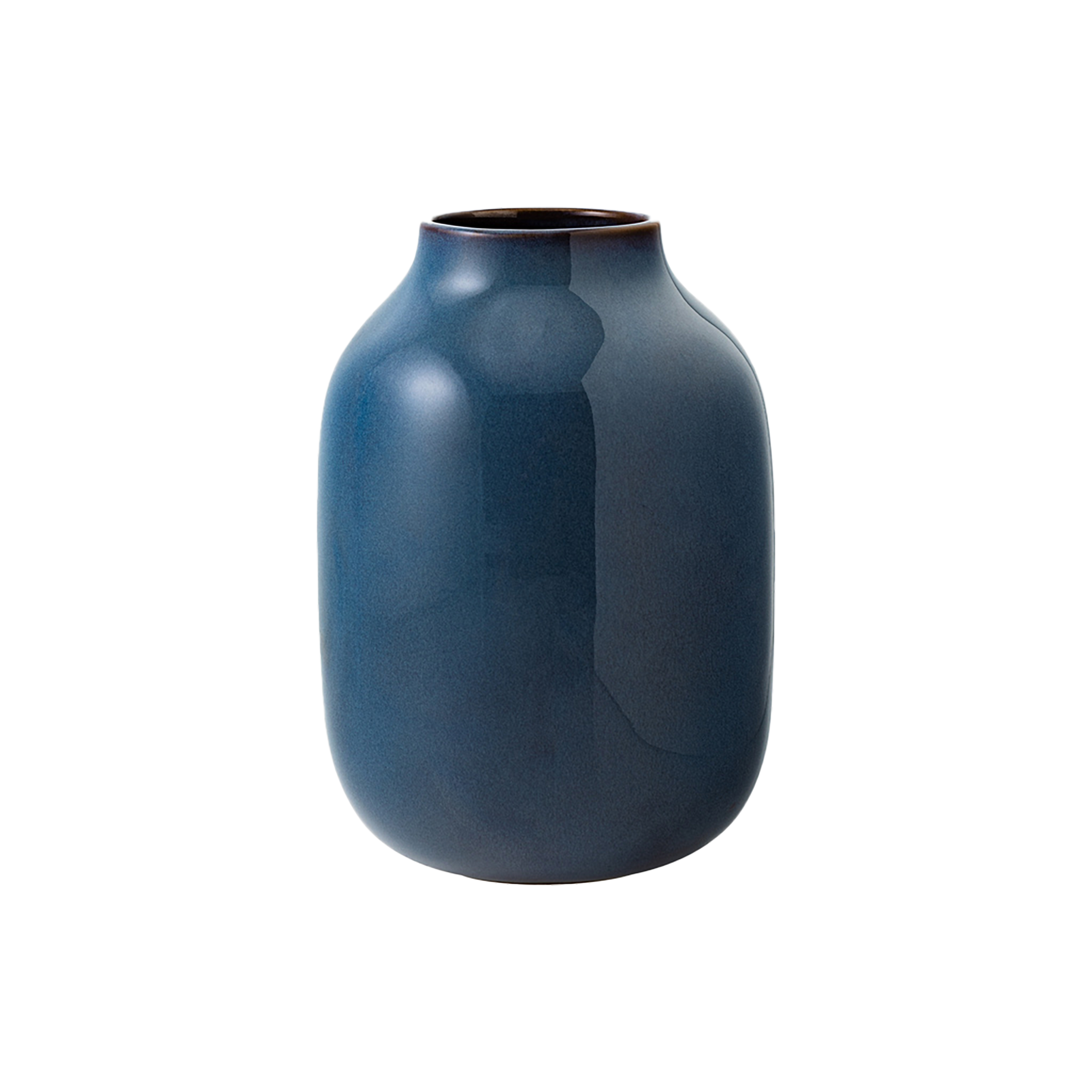 Lave Vase Blue, 6.2'' x 8.7'', earthenware