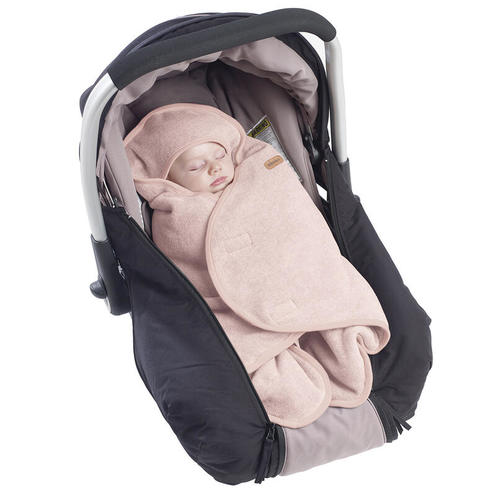 Babynomade® double polaire rose poudré / blanc - BEABA