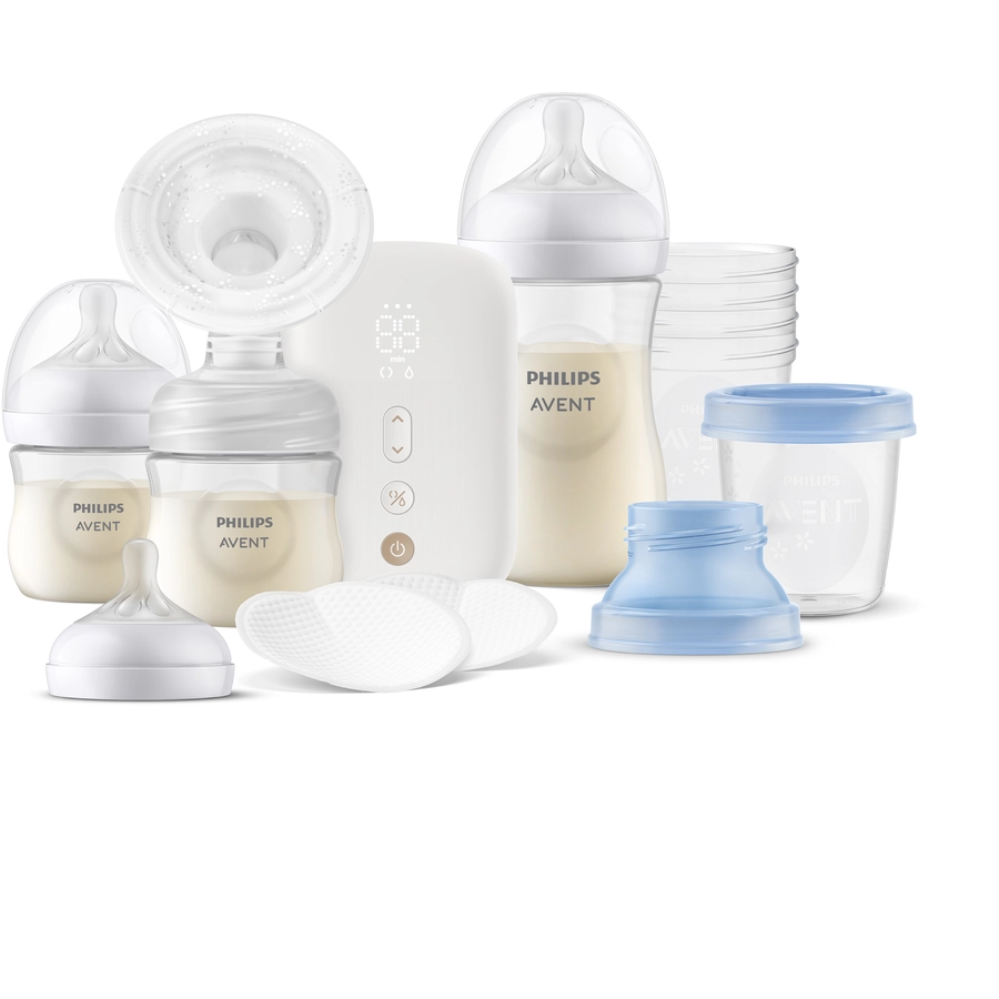 Philips Avent Stillset mit elektrischer Einzelmilchpumpe SCD33031 Premium