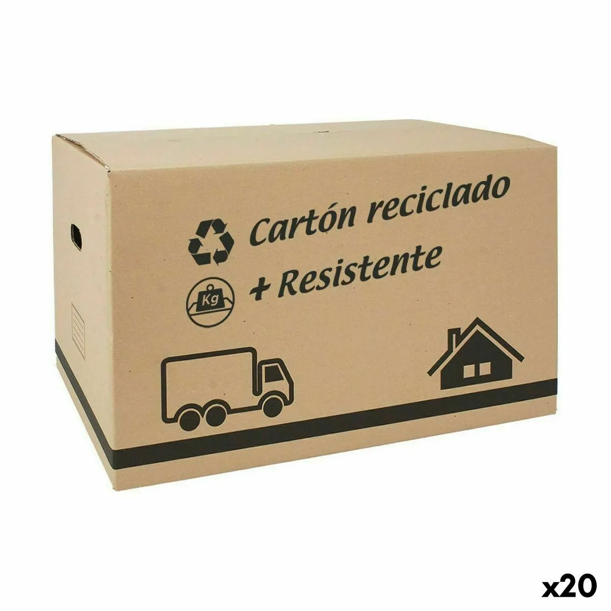 Confortime Boîte de rangement en carton (20 unités)