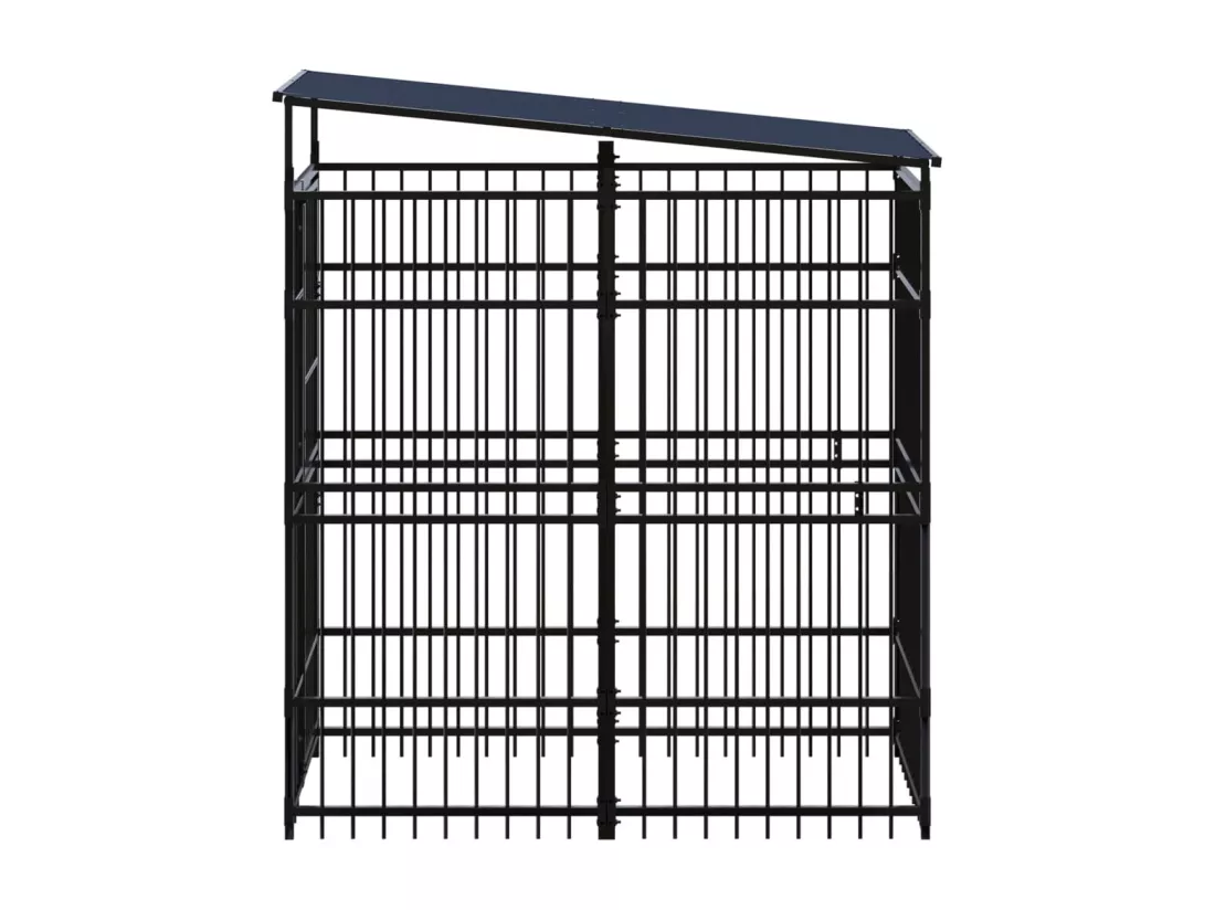 Chenil cage enclos pac noire 96 x 192 x 200 cm 02_0041729