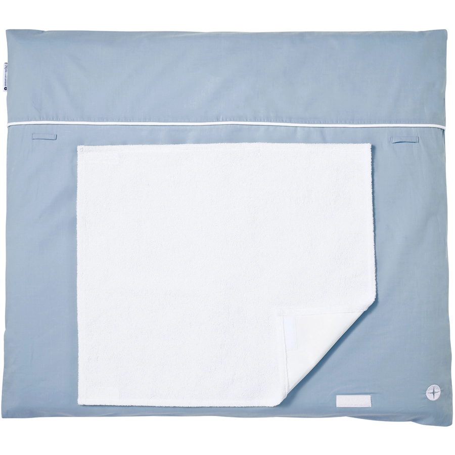 Nordic Coast Company Wickelauflage Blau-Grau