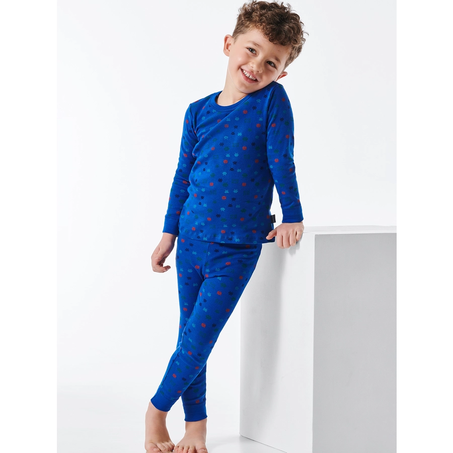Schiesser Pyjama Wild Animals royal