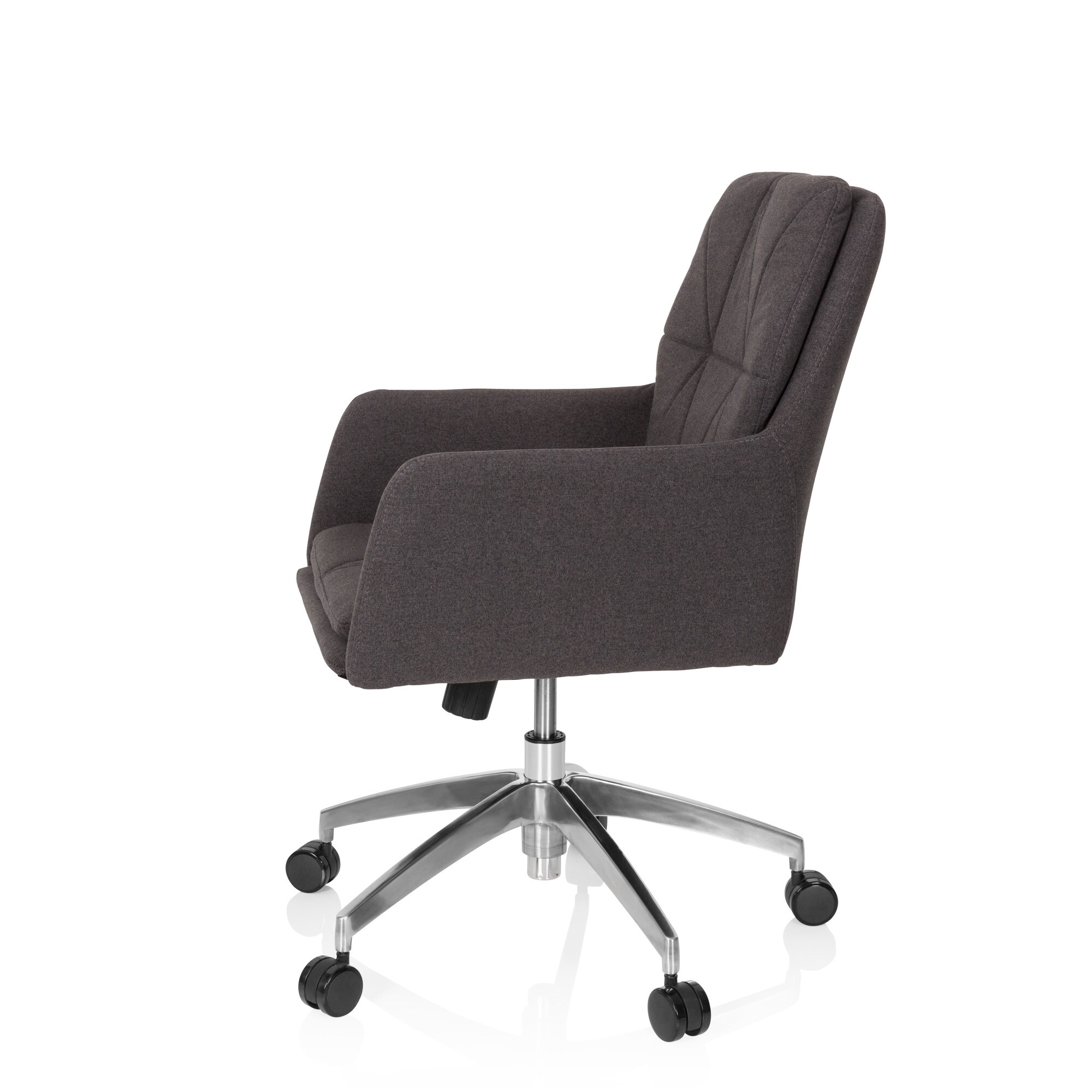 Home Office Bürostuhl SHAKE 350 Stoff mit Armlehnen hjh OFFICE