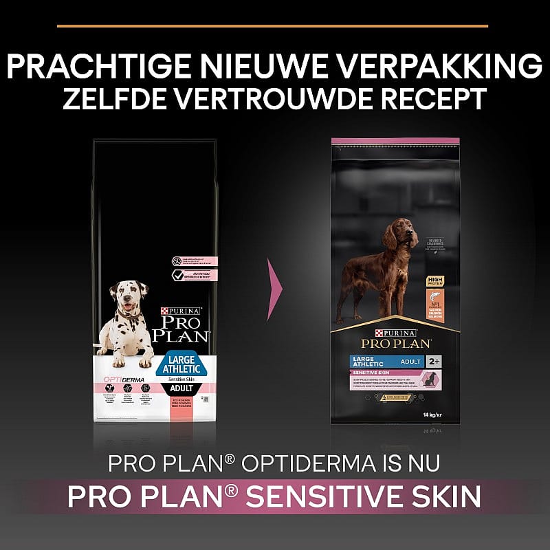 Purina Pro Plan Large Athletic Adult Sensitive Skin Hondenvoer 14 kg | 12828