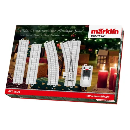 Märklin 20124 - H0 Märklin Start up - C-Gleis-Ergänzungspackung Verschneite Gleise