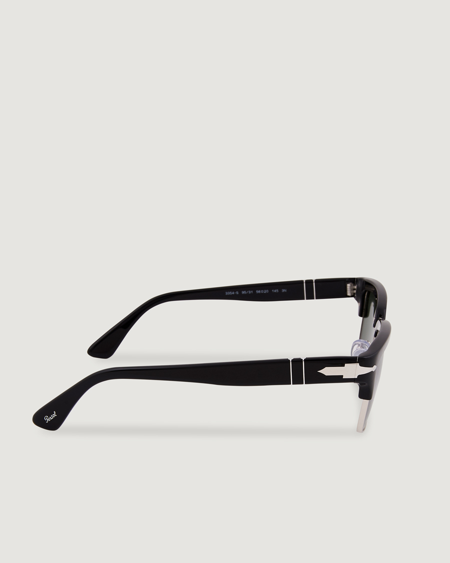 Persol 0PO3354S Sunglasses Black/Silver