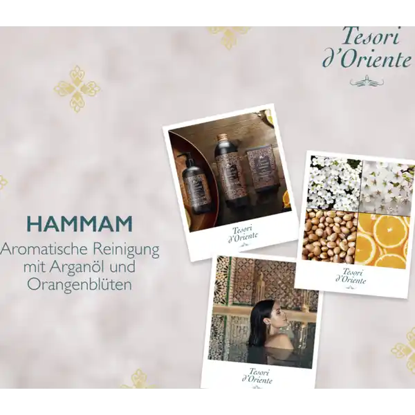 Aromatisches Cremebad Hammam Arganöl & Orangenblüte
