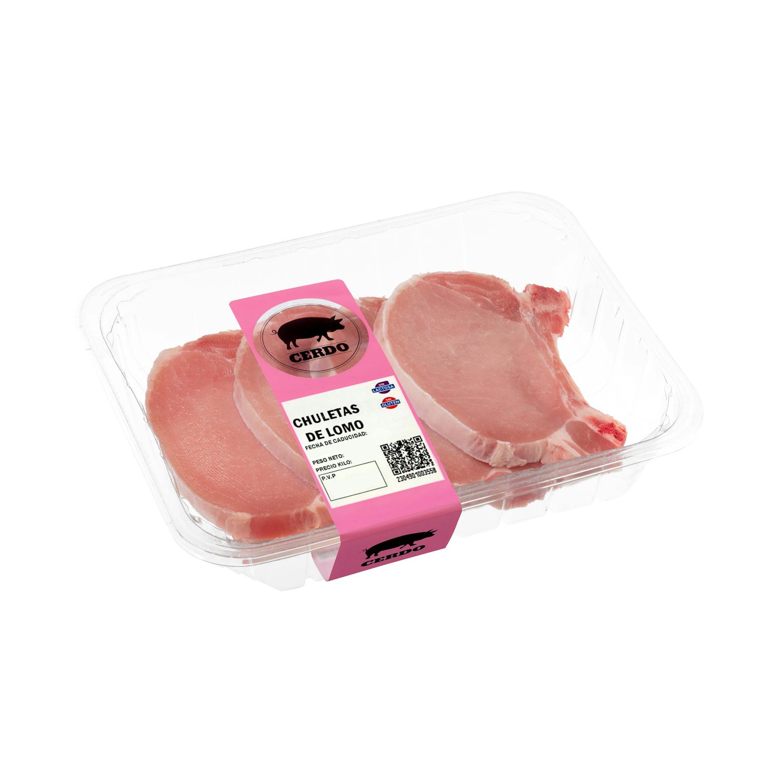 Côtelettes de longe de porc