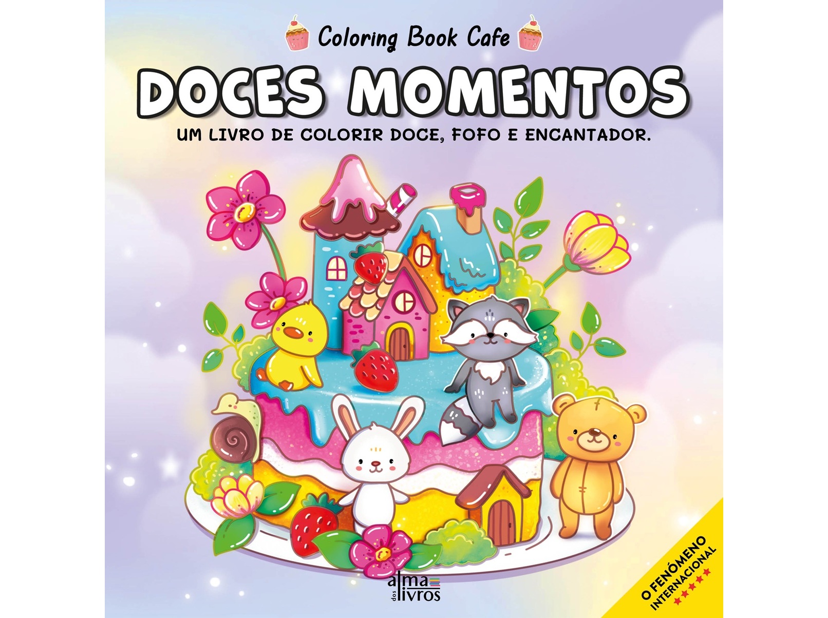 LIVRO DOCES MOMENTOS COLORING BOOK CAFE