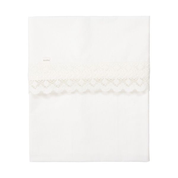 Koeka Crochet Ledikantlaken - 110 x 140 cm - Warm White