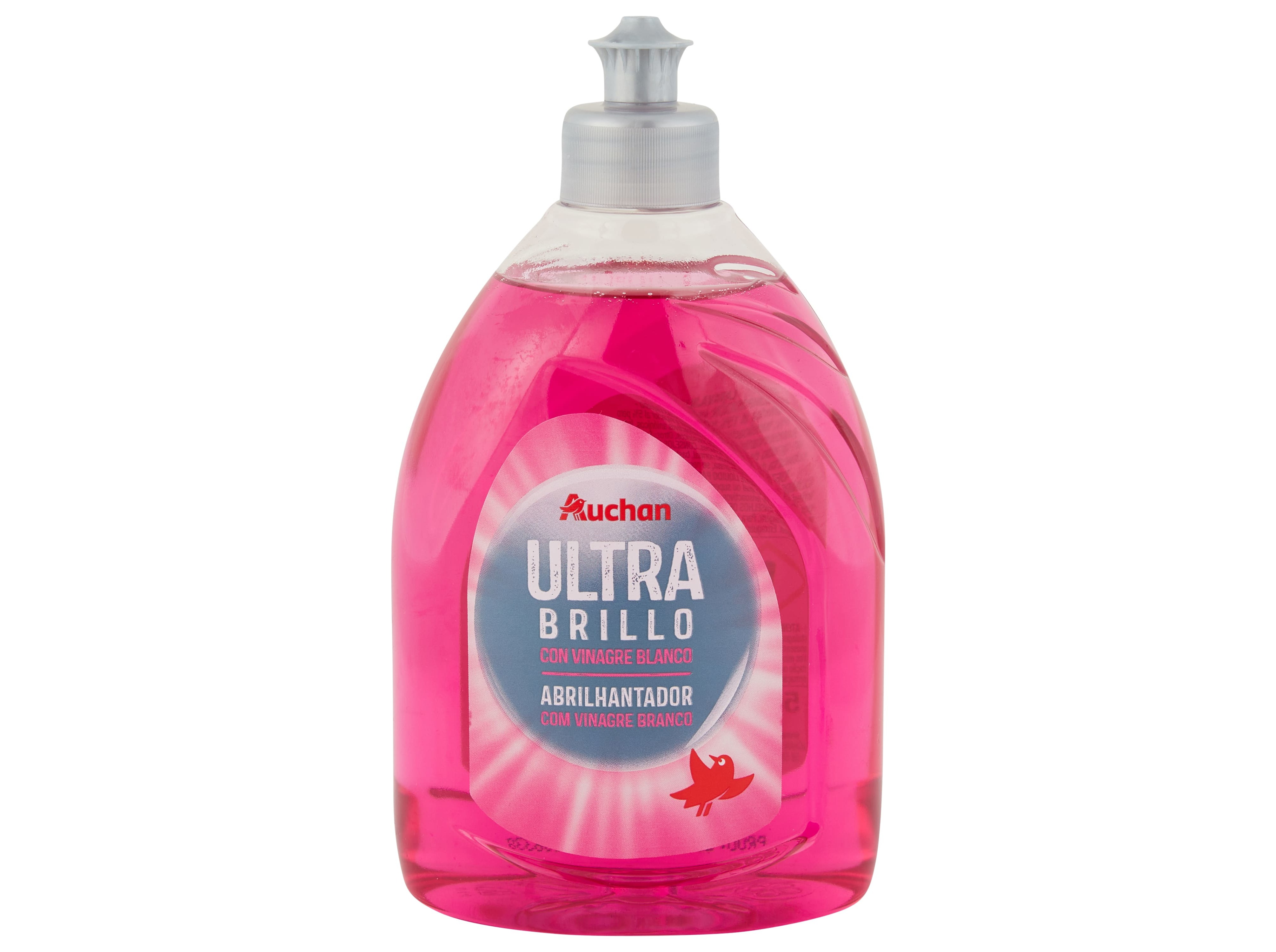DETERGENTE LOIÇA MANUAL AUCHAN ULTRA ABRILHANTADORA COM VINAGRE BRANCO 500ML