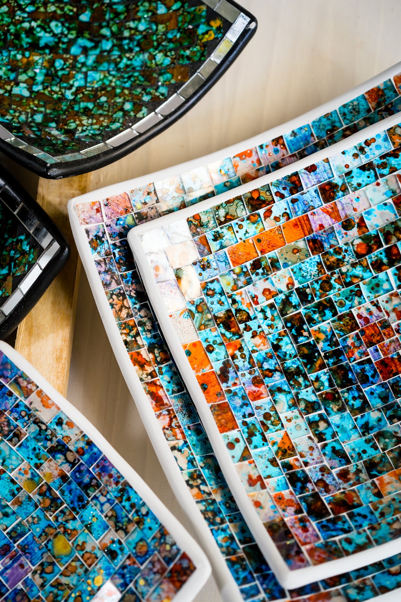 Mosaikteller 'Dali', in 3 Größen von fischer's lagerhaus