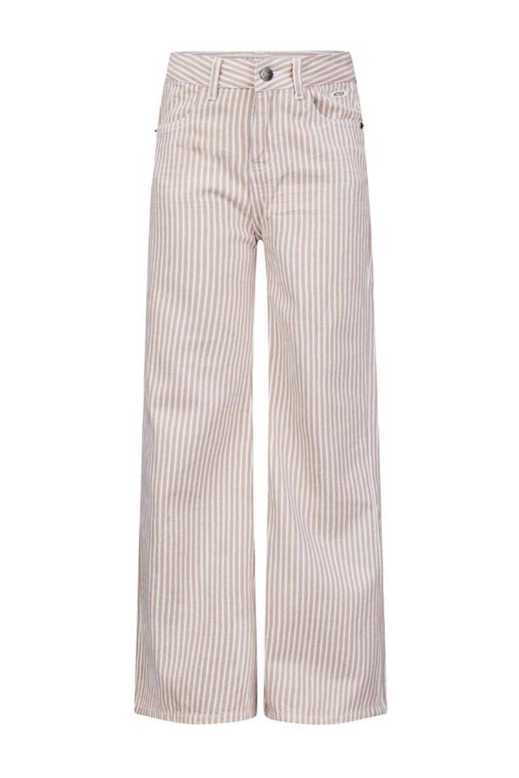 Retour Jeans wide leg broek Cindy beige