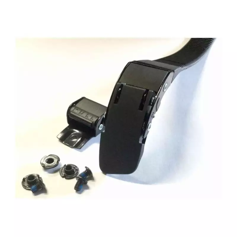 Boucle de serrage roller en ligne POWERSLIDE Classic Buckle, 18cm incl. Hardware, black LEFT