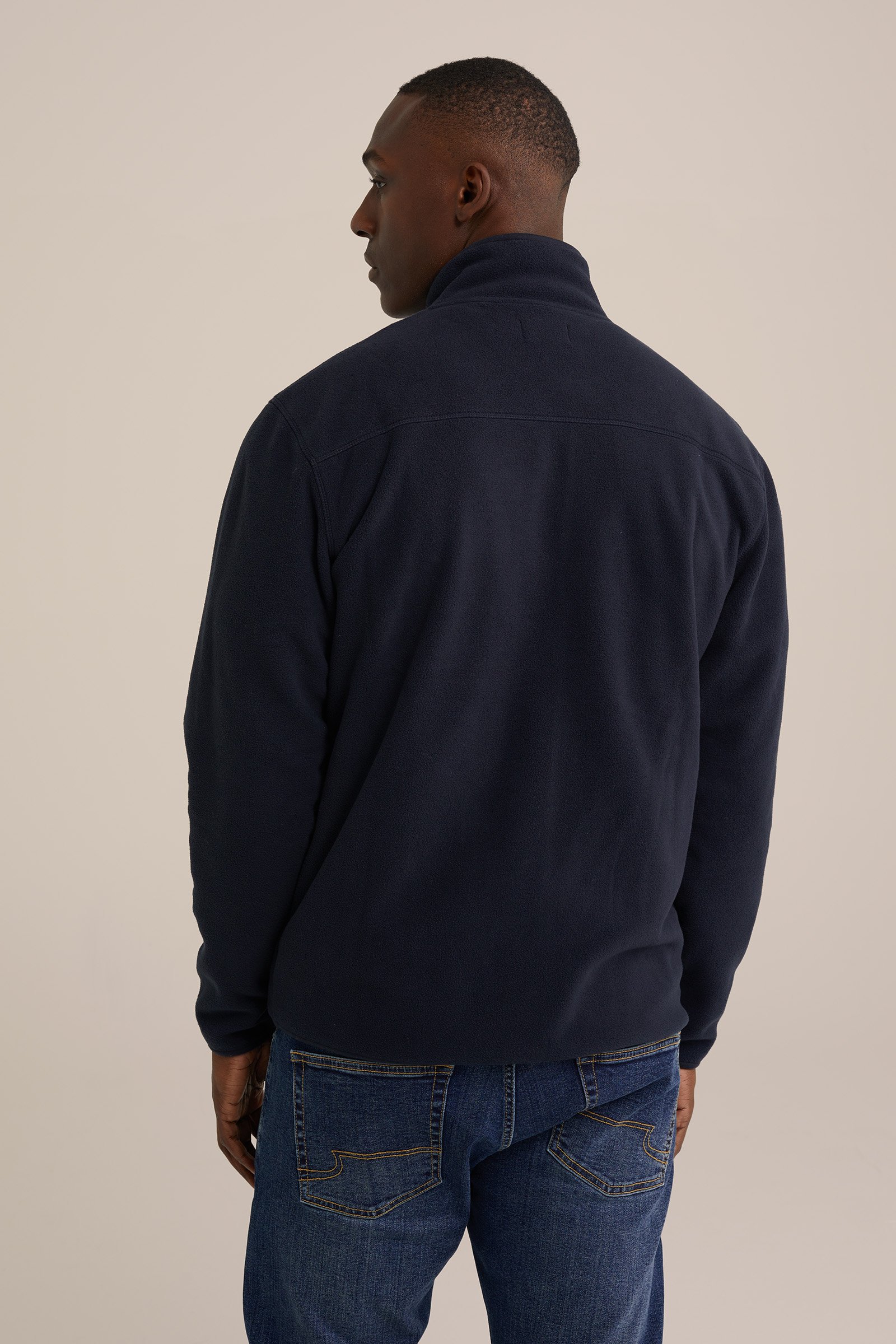 vest WE Fashion Donkerblauw