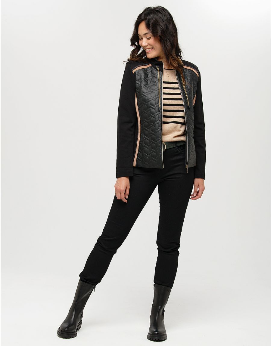 Pull rayé laine cachemire