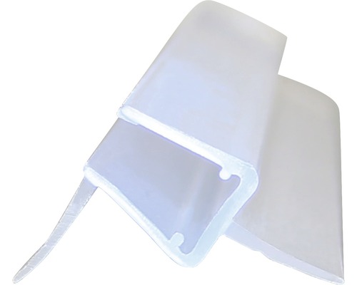 Waterafstotend profiel geschikt voor 6-8mm glas, lengte 2010 mm
