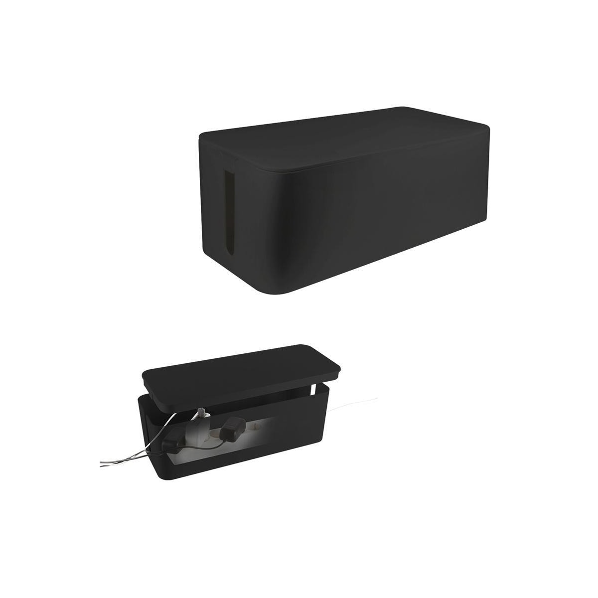LogiLink Cable box - Kabelgömma, Svart