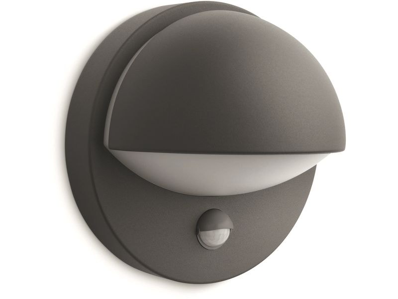 Philips Wandleuchte June E27, 60 W, Anthrazit, BWM MyGarden Wandleuchte für den Aussenbereich