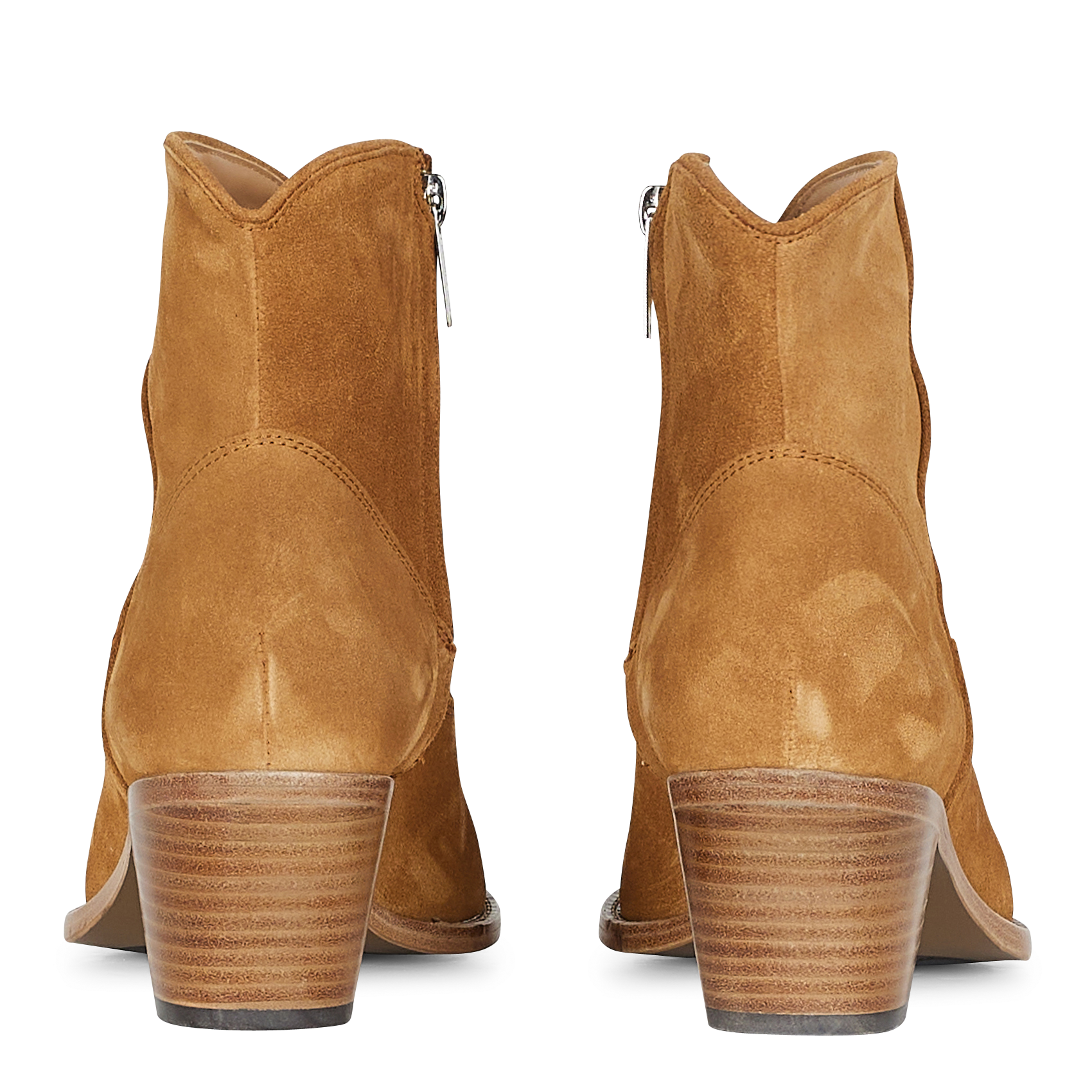 SADIE 50 - Bottines western en cuir| Beige