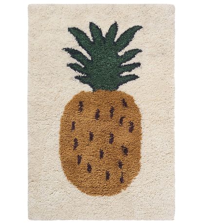 ferm Living Gulvt?ppe - Fruiticana - 80x120 - Ananas