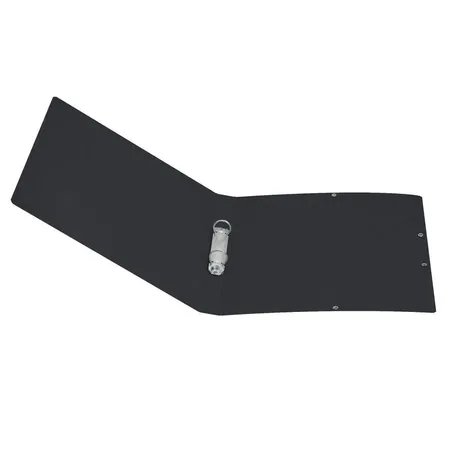 Herlitz Ringhefter A4 Pappe 2 Ringe 25mm schwarz