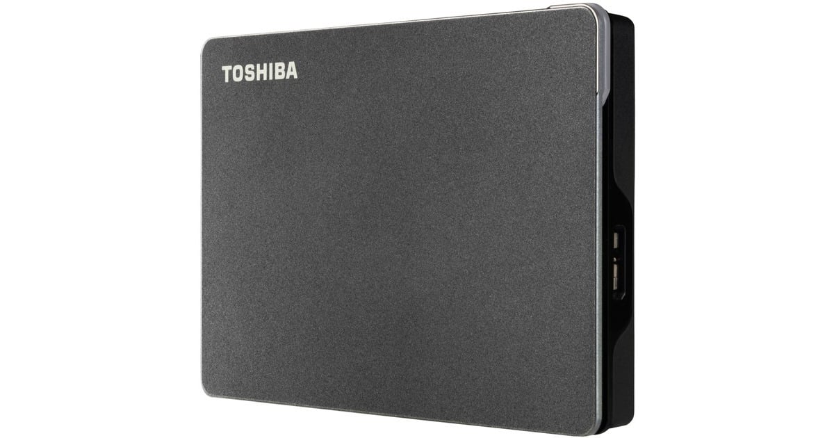 ToshibaCanvio Gaming, 2 TB externe harde schijf  (Zwart, HDTX120EK3AA, USB 3.2 Gen 1)