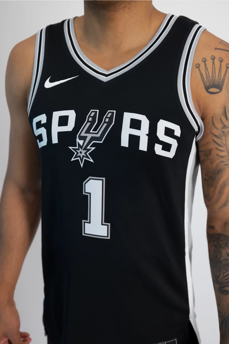 Nike San Antonio Spurs Icon Edition Victor Wembanyama Herren Basketballtrikot