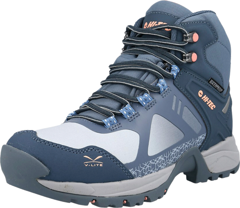 Hi-Tec V-Lite Psych WP Damen Wanderstiefel turquoise/blue/pink